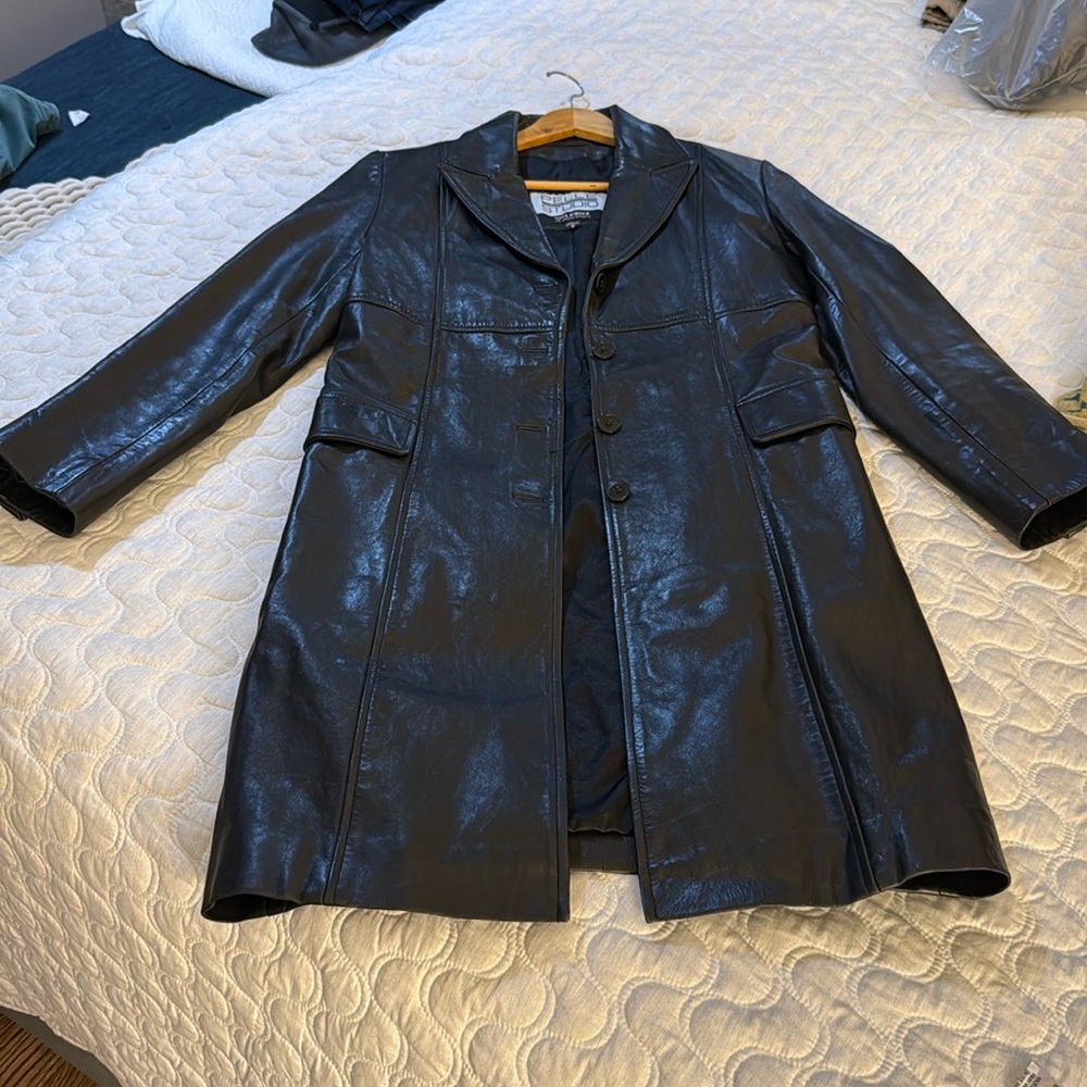 Wilson’s Leather long jacket
